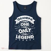 Grandpa The One The Only The Legend Tank Top thumb 2
