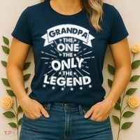 Grandpa The One The Only The Legend Women's T-Shirt thumb 2