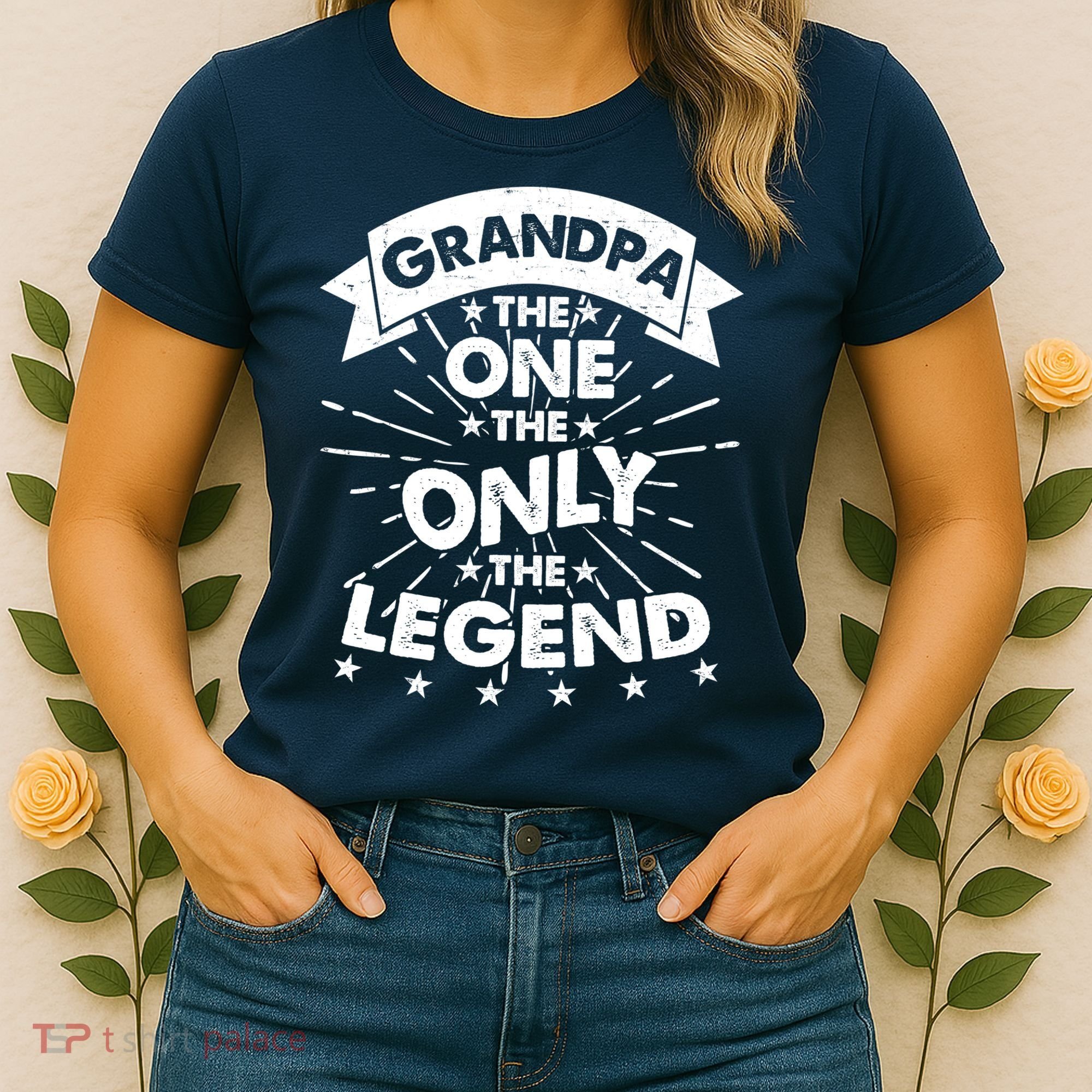 Grandpa The One The Only The Legend Women's T-Shirt