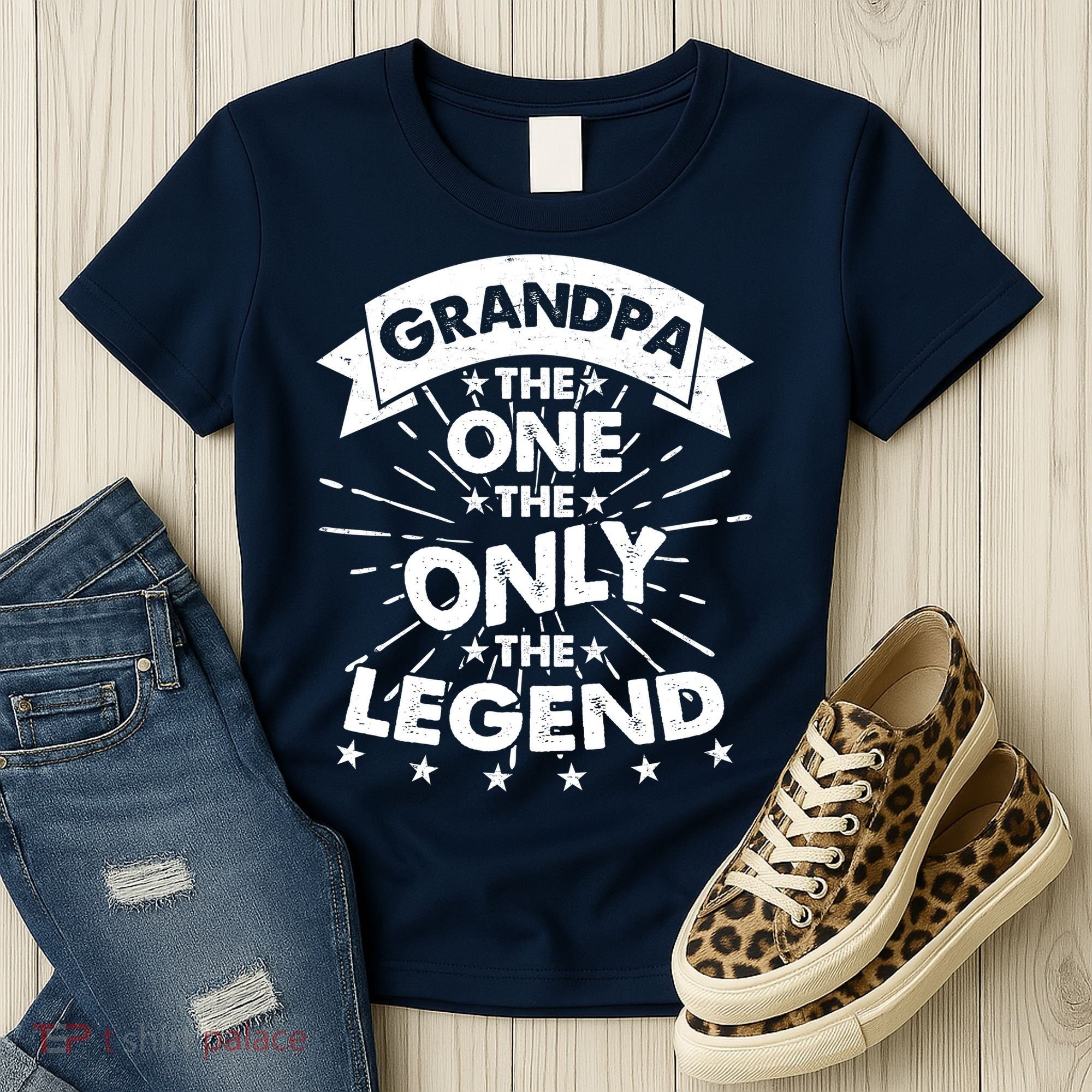 Grandpa The One The Only The Legend Women's T-Shirt