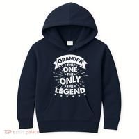 Grandpa The One The Only The Legend Kids Hoodie thumb 0