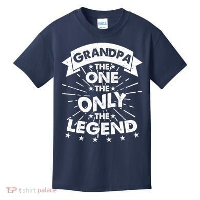 Grandpa The One The Only The Legend Kids T-Shirt