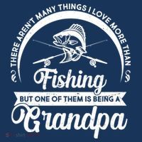 Grandpa There Aren't Many Things I Love More Than Fishing  T-Shirt thumb 7