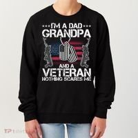 Grandpa Veteran Nothing Scares Me Women's Sweatshirt thumb 0