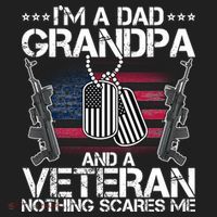 Grandpa Veteran Nothing Scares Me Women's Sweatshirt thumb 2