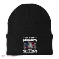 Grandpa Veteran Nothing Scares Me Beanie thumb 0