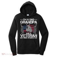 Grandpa Veteran Nothing Scares Me Women's Hoodie thumb 0