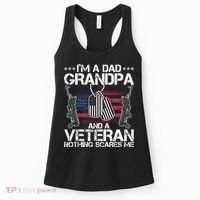 Grandpa Veteran Nothing Scares Me Women's Tank Top thumb 0