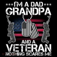 Grandpa Veteran Nothing Scares Me Women's Tank Top thumb 5