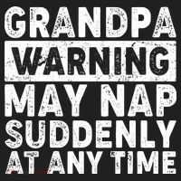 Grandpa Warning May Nap Suddenly At Any Time Beanie thumb 2