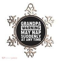 Grandpa Warning May Nap Suddenly At Any Time Ornament thumb 0