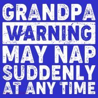 Grandpa Warning May Nap Suddenly At Any Time Mousepad thumb 1