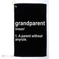 Grandparents A Parent Without Any Rules Golf Towel thumb 0