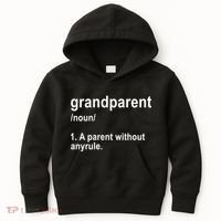 Grandparents A Parent Without Any Rules Kids Hoodie thumb 0