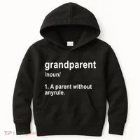 Grandparents A Parent Without Any Rules Kids Hoodie thumb 0