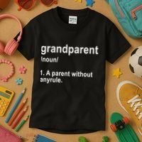 Grandparents A Parent Without Any Rules Kids T-Shirt thumb 3