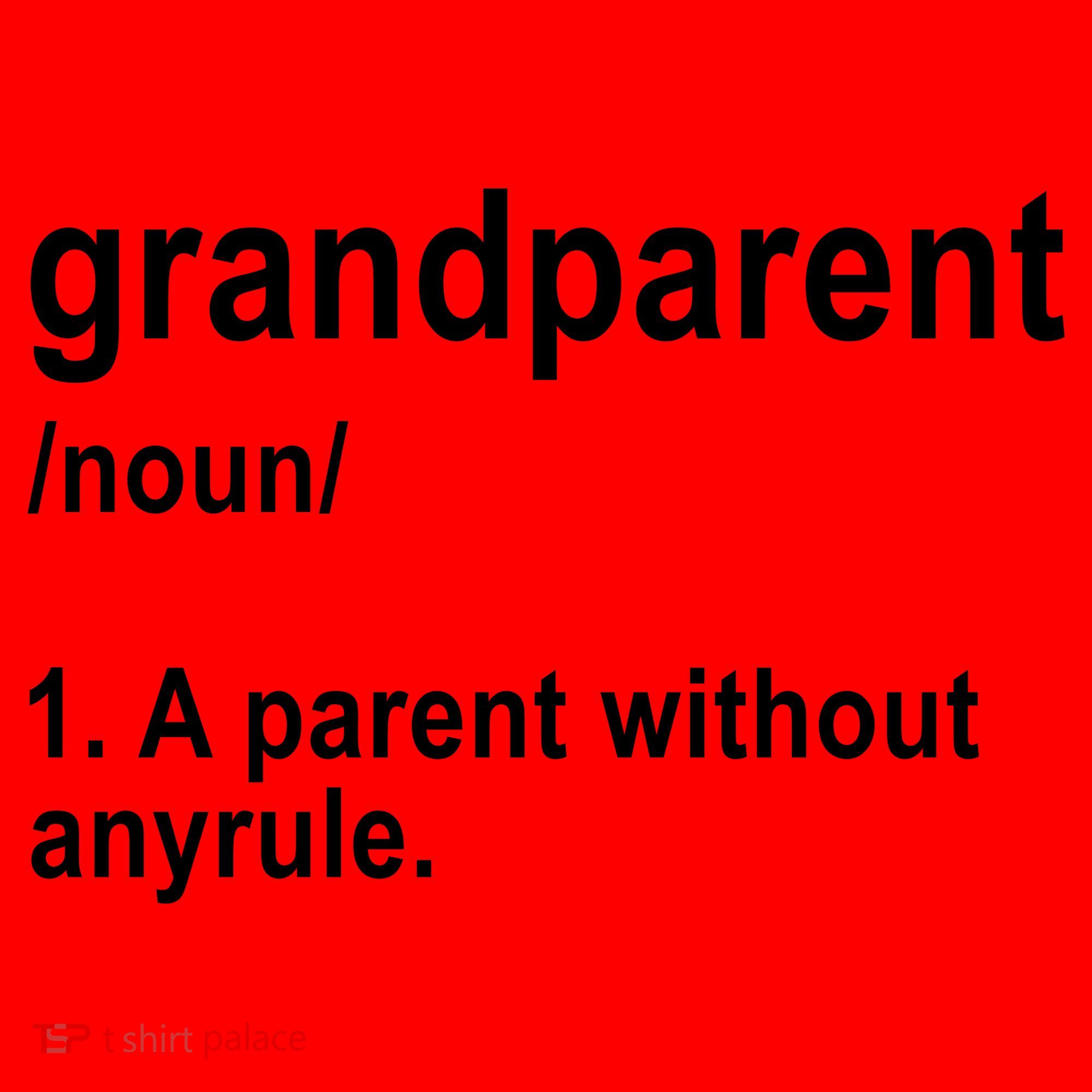 Grandparents A Parent Without Any Rules Santa Hat