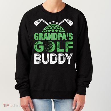 Grandpas Golf Buddy Fathers Day Women's Sweatshirt