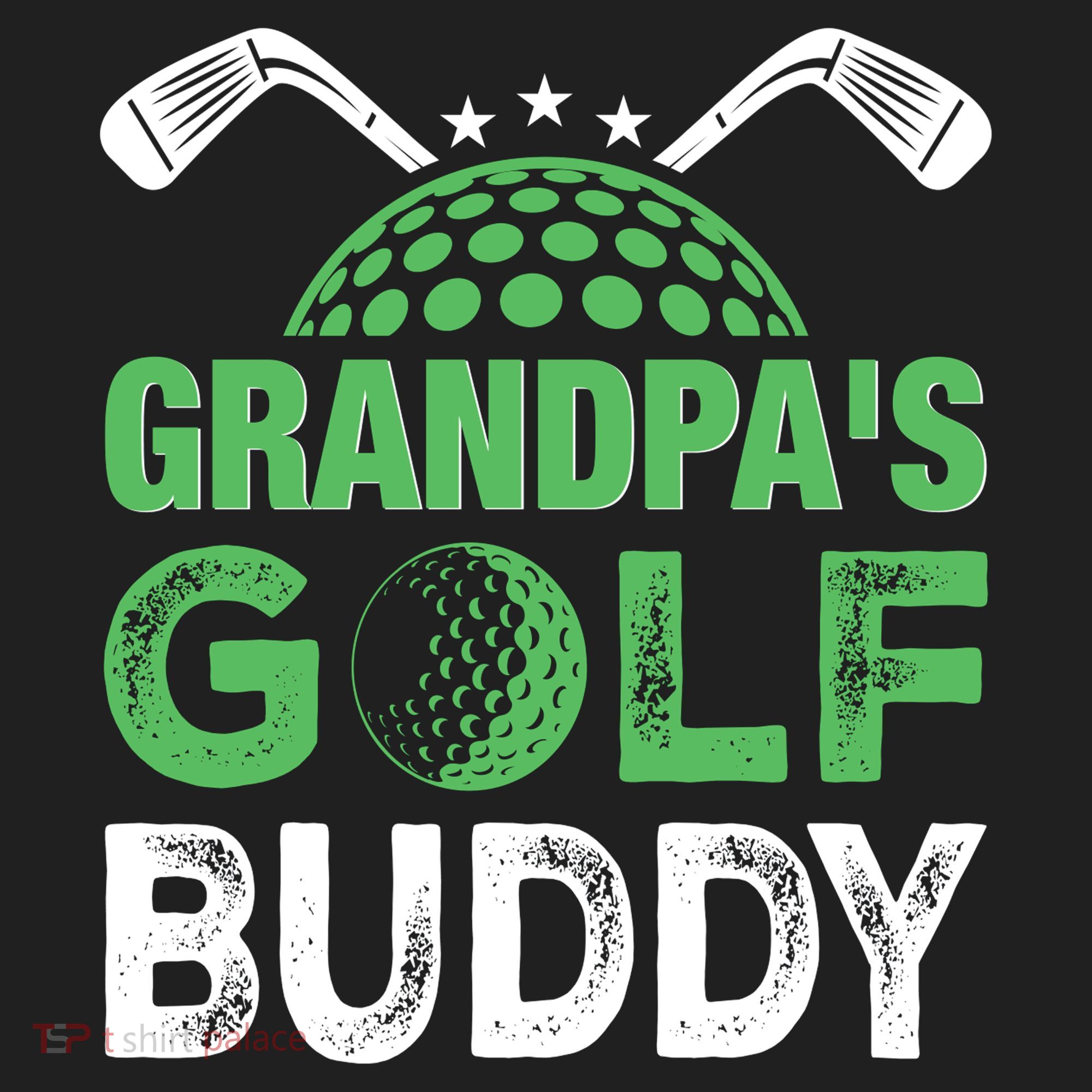Grandpas Golf Buddy Fathers Day Women's Sweatshirt
