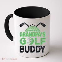 Grandpas Golf Buddy Fathers Day Coffee Mug thumb 0