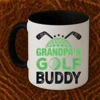 Grandpas Golf Buddy Fathers Day Coffee Mug thumb 2
