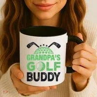 Grandpas Golf Buddy Fathers Day Coffee Mug thumb 3