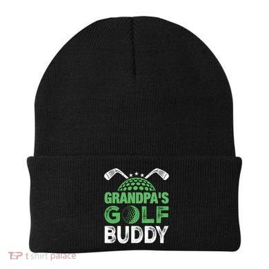 Grandpas Golf Buddy Fathers Day Beanie