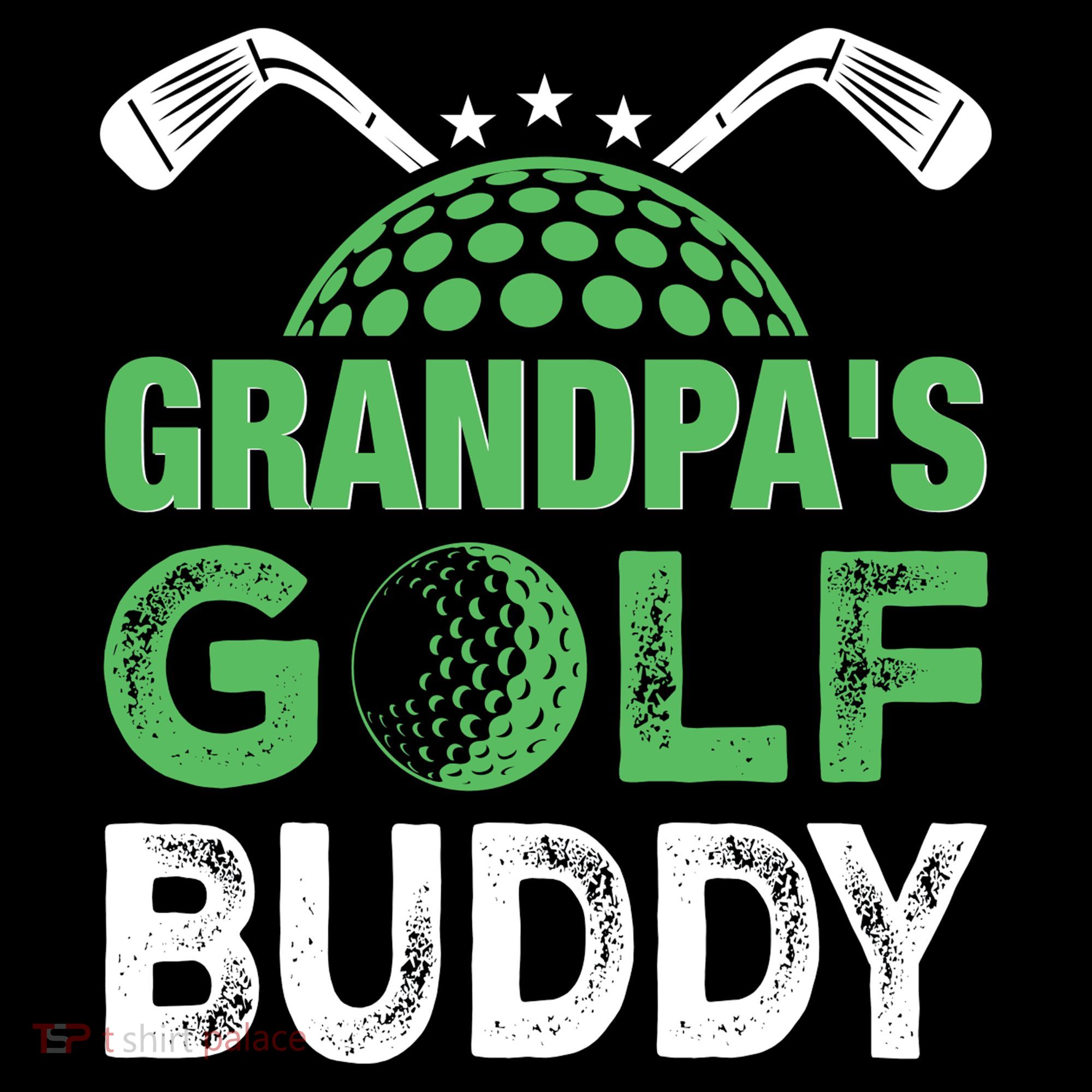 Grandpas Golf Buddy Fathers Day Women's Hoodie