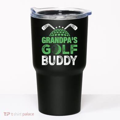 Grandpas Golf Buddy Fathers Day Tumbler