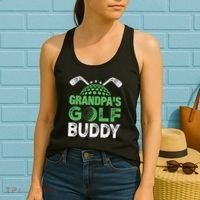 Grandpas Golf Buddy Fathers Day Women's Tank Top thumb 2