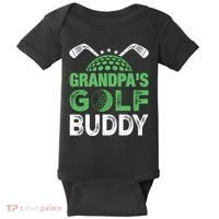 Grandpas Golf Buddy Fathers Day Baby Bodysuit thumb 0