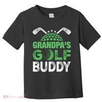 Grandpas Golf Buddy Fathers Day Toddler T-Shirt thumb 0
