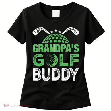 Grandpas Golf Buddy Fathers Day Women's T-Shirt