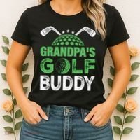 Grandpas Golf Buddy Fathers Day Women's T-Shirt thumb 2