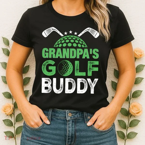 Grandpas Golf Buddy Fathers Day Women's T-Shirt