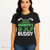 Grandpas Golf Buddy Fathers Day Women's T-Shirt thumb 4