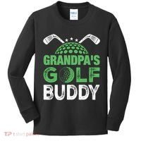Grandpas Golf Buddy Fathers Day Kids Long Sleeve Shirt thumb 0