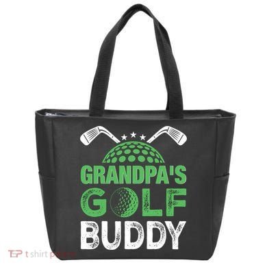 Grandpas Golf Buddy Fathers Day Tote Bag