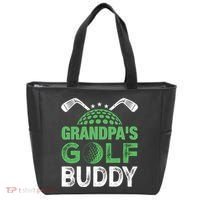 Grandpas Golf Buddy Fathers Day Tote Bag thumb 0