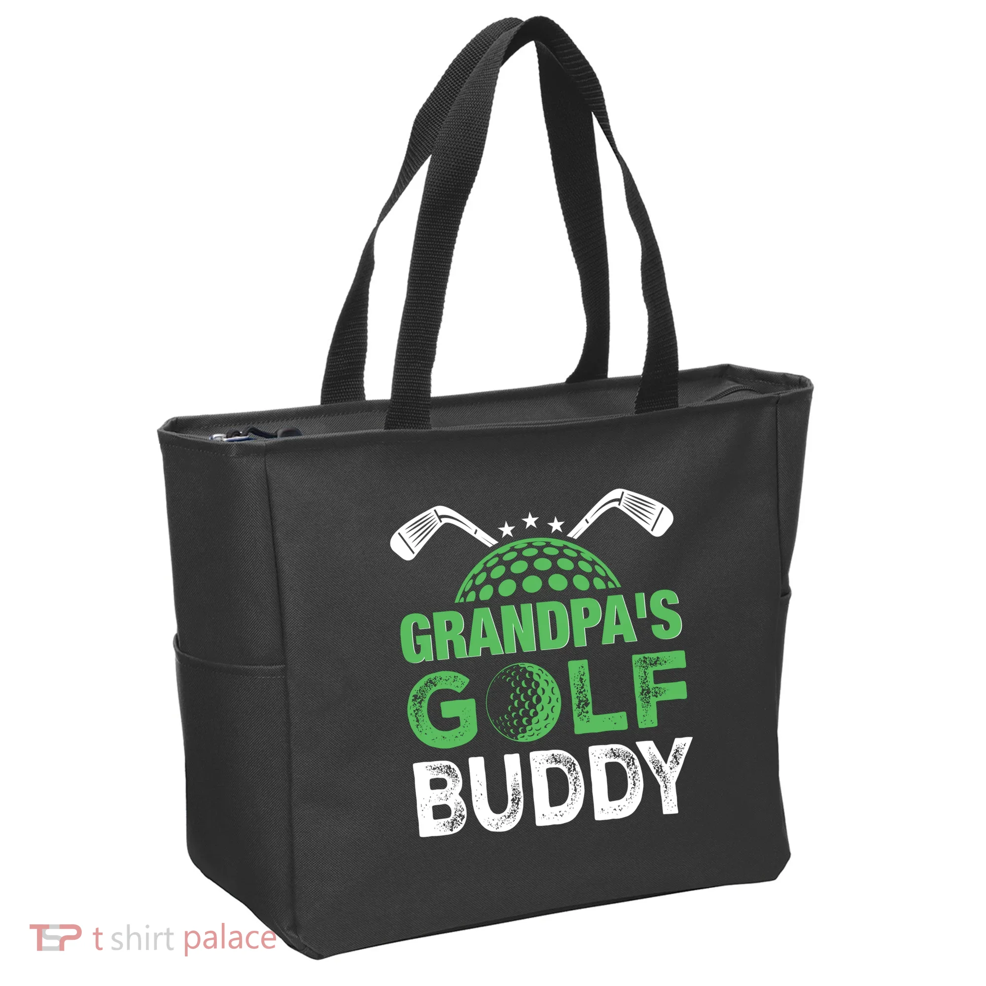 Grandpas Golf Buddy Fathers Day Tote Bag