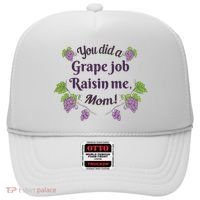Grape Job Raisin Me Funny Mom Hat thumb 0