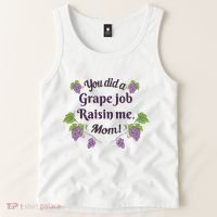 Grape Job Raisin Me Funny Mom Tank Top thumb 2
