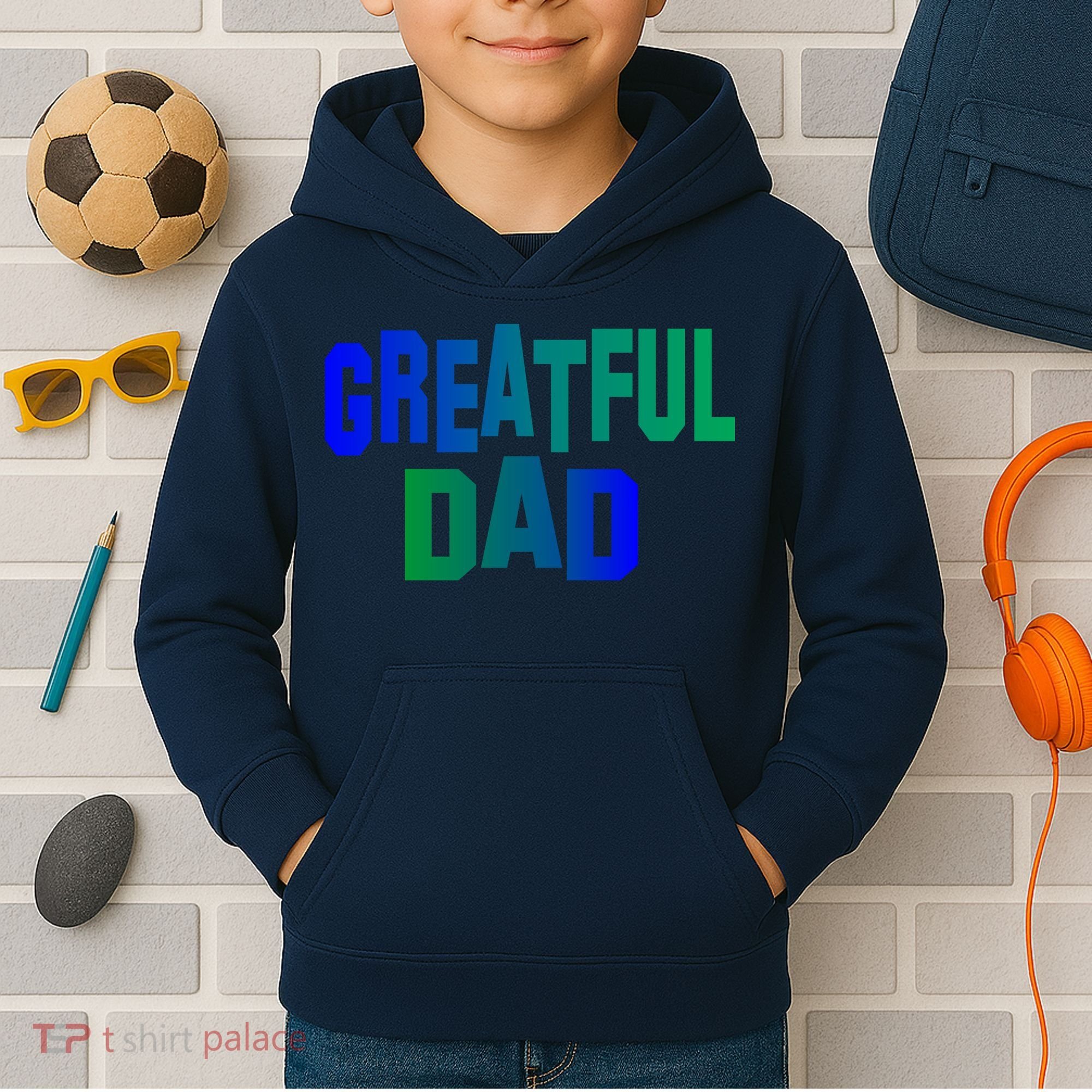 Grateful Dad Kids Hoodie