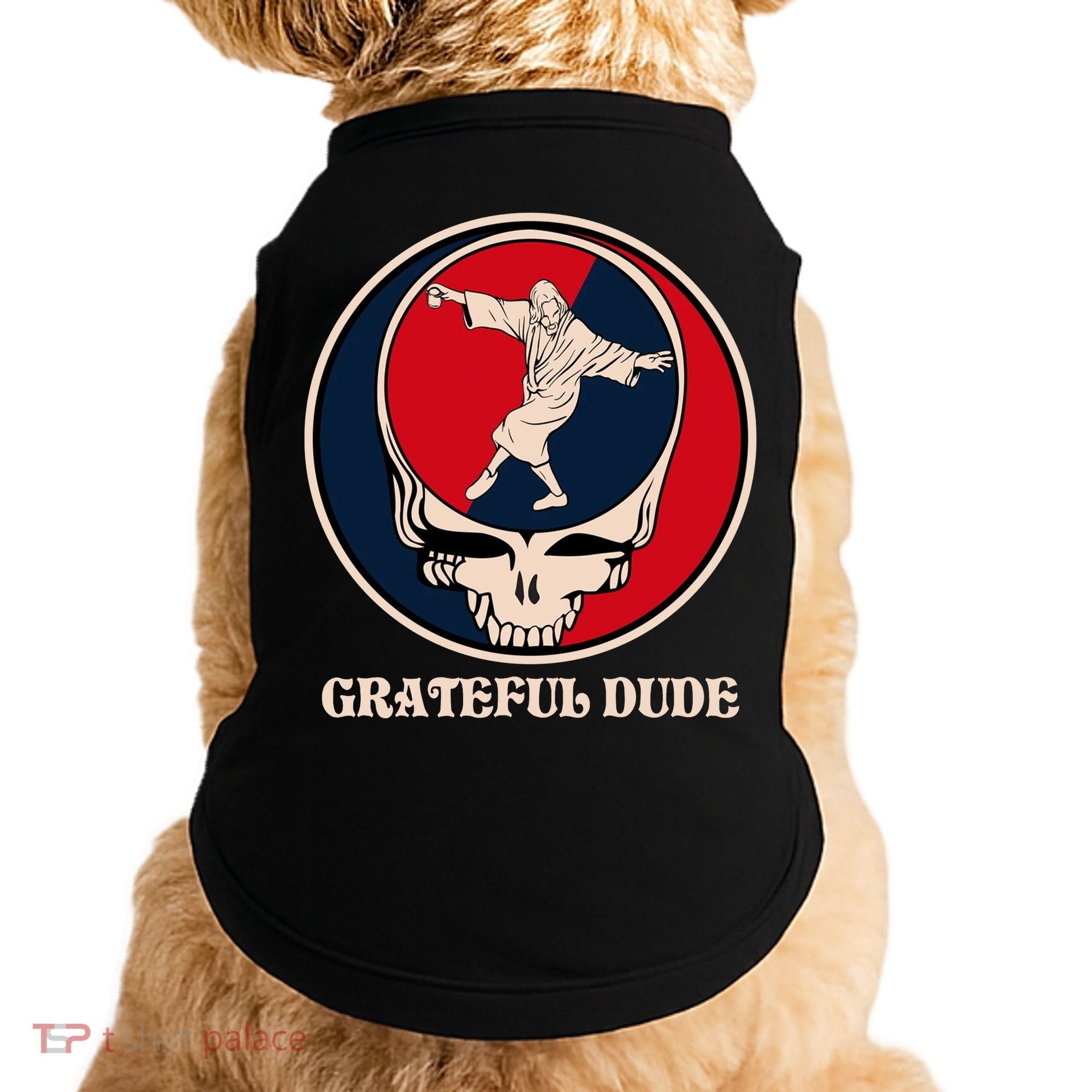 Grateful Dude Skull Doggie Tank