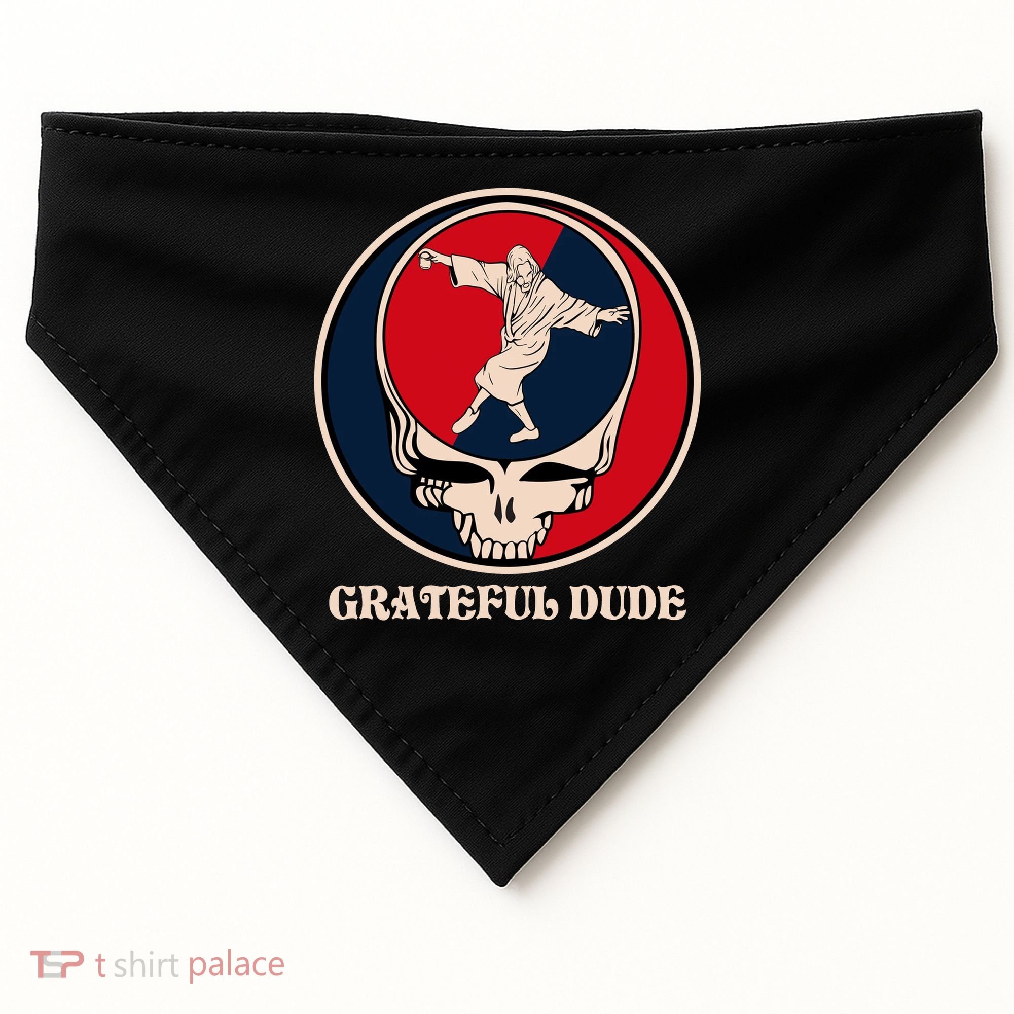 Grateful Dude Skull USA-Made Doggie Bandana