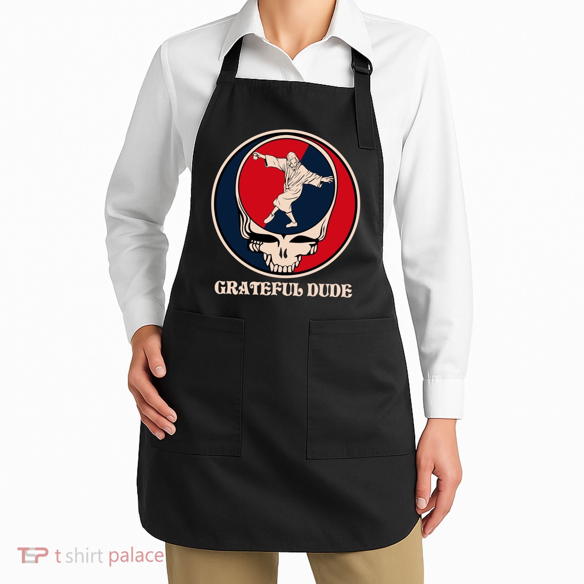 Grateful Dude Skull Apron