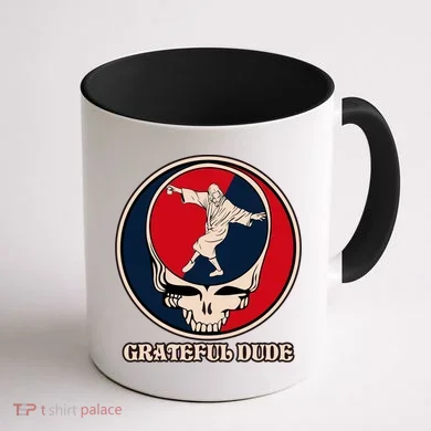 Grateful Dude Skull Coffee Mug back