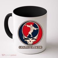 Grateful Dude Skull Coffee Mug thumb 0