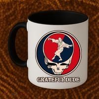 Grateful Dude Skull Coffee Mug thumb 2