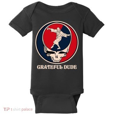 Grateful Dude Skull Baby Bodysuit